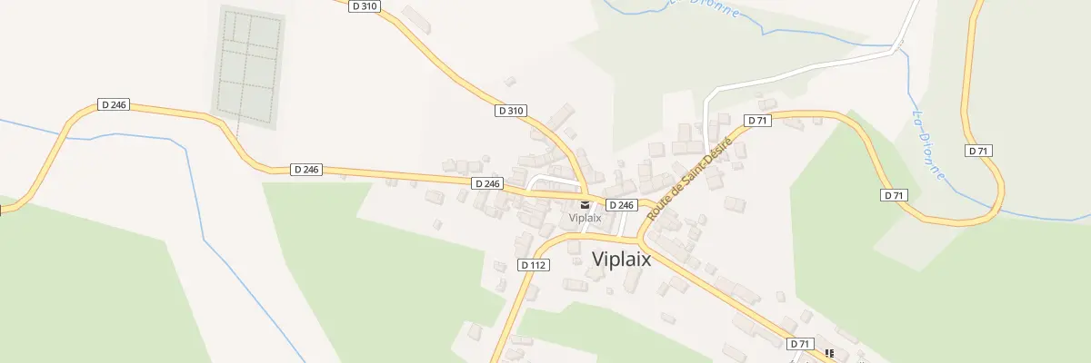 Plan du 4 Rte de Saint-palais à Viplaix