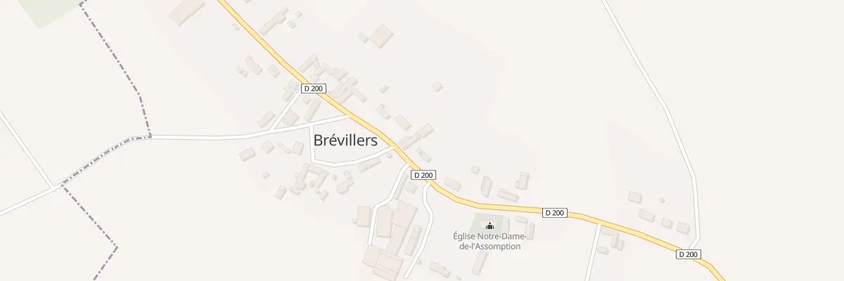 Plan du 11 Rue de Lucheux à Brévillers