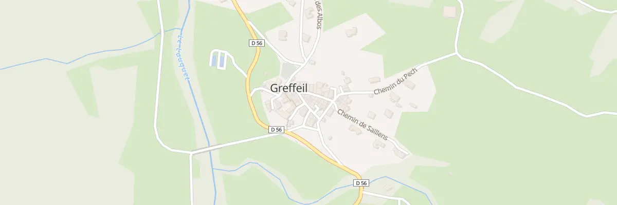 Plan du 4 Rue Longue de la Place à Greffeil