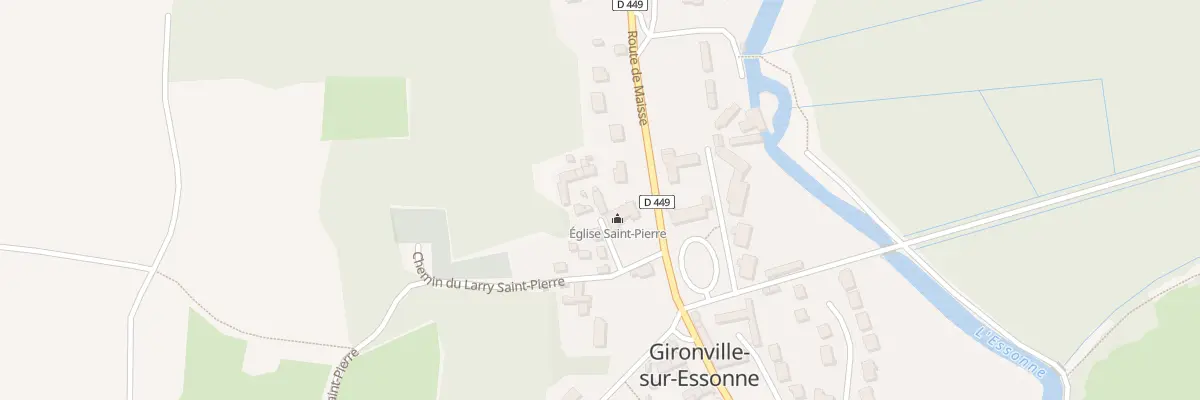 Plan du 9 Pl de l’Église à Gironville-sur-Essonne