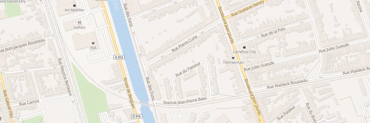 Plan du 33 Rue Pierre Curie à Coudekerque-Branche