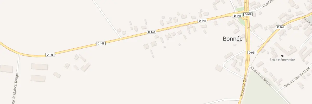 Plan du 19 Rte de St Benoit à Bonnée