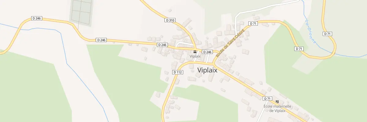 Plan du 18 Rte de Mesples à Viplaix