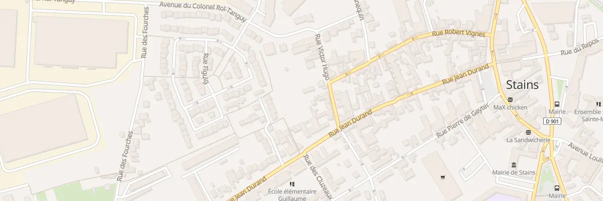 Plan du 19 Rue Victor Hugo à Stains