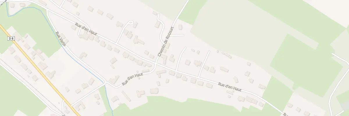 Plan du 37 Rue d’En Haut à Roëllecourt