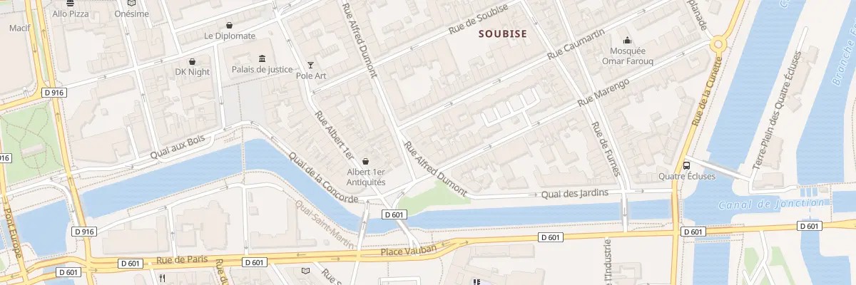 Plan du 63 Rue Alfred Dumont à Dunkerque