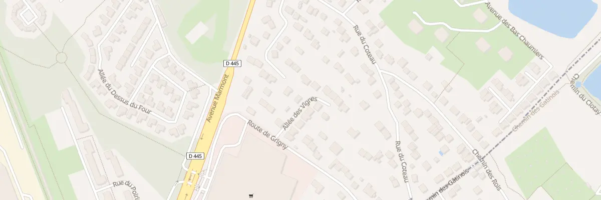 Plan du 3 All des Vignes à Viry-Châtillon