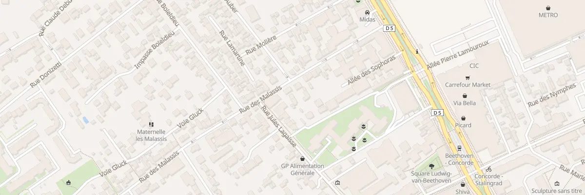 Plan du 21 Rue Malassis à Vitry-sur-Seine