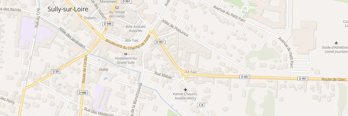 Plan du 17 Rue du Fbg Saint Francois à Sully-sur-Loire