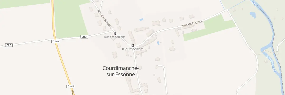 Plan du 2 Rue de l’Eclose à Courdimanche-sur-Essonne