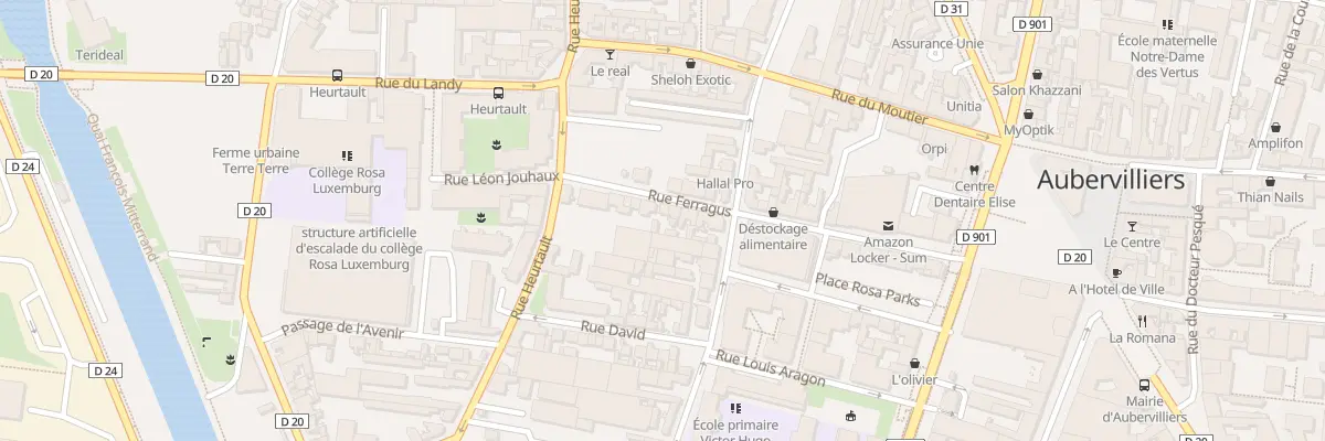 Plan du 31 Rue Ferragus à Aubervilliers