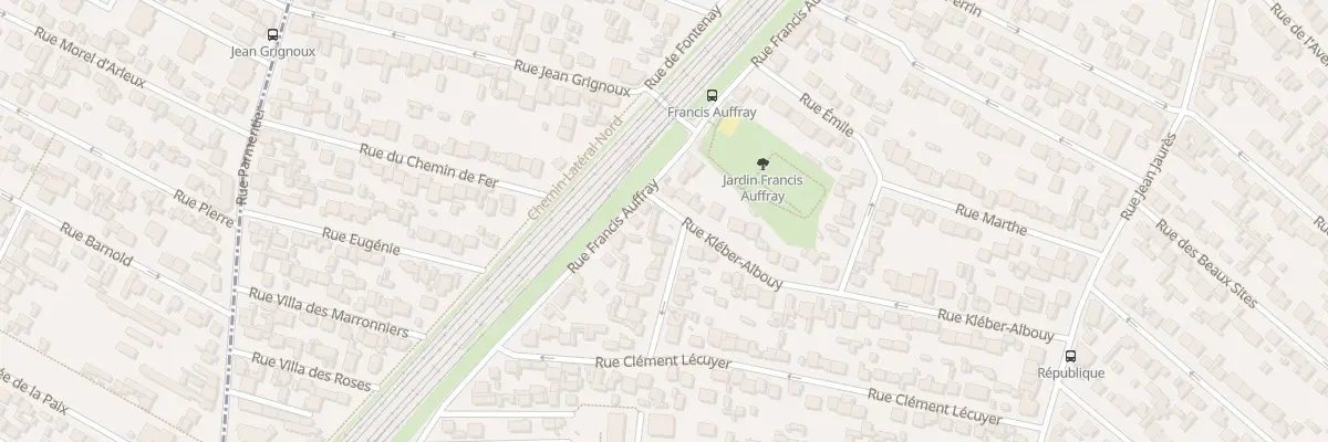 Plan du 15 Rue du Verger à Stains