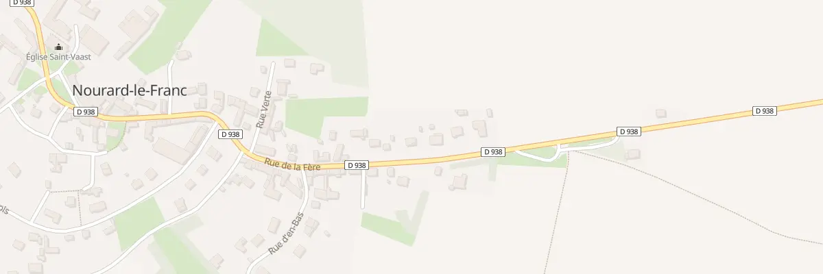 Plan du 343 Rue de la Fère à Nourard-le-Franc