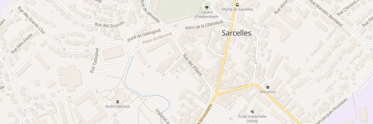 Plan du 15 Rue des Pilliers à Sarcelles