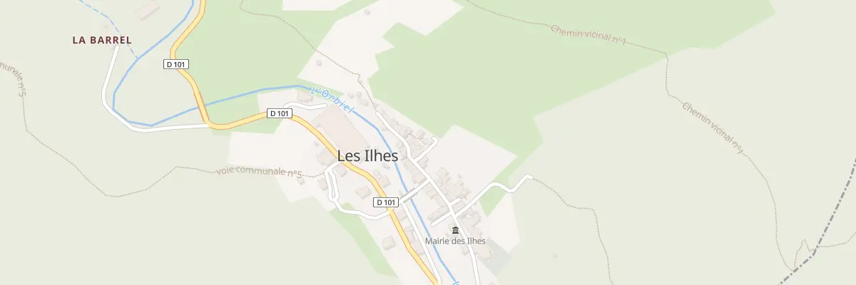 Plan du 1 Che du Tenda aux Ilhes