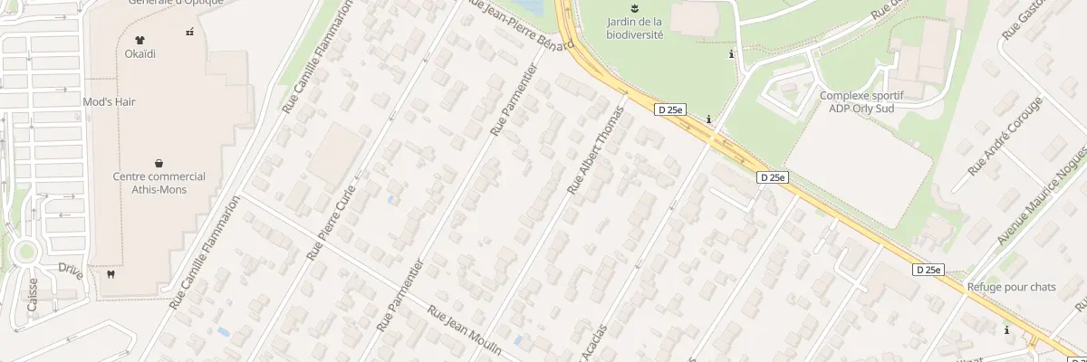 Plan du 16 Rue Albert Thomas à Athis-Mons