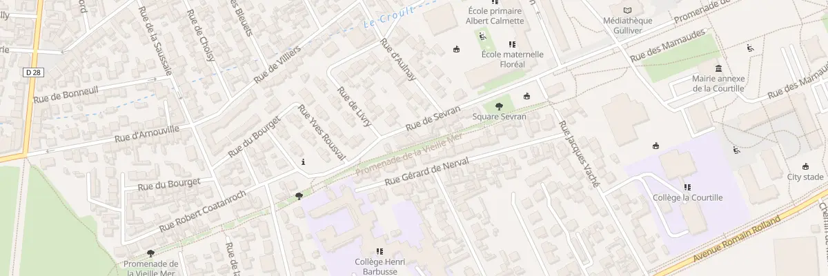 Plan du 15 Rue de Sevran à Saint-Denis