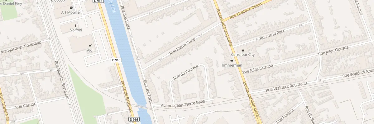 Plan du 29 Rue Pierre Curie à Coudekerque-Branche