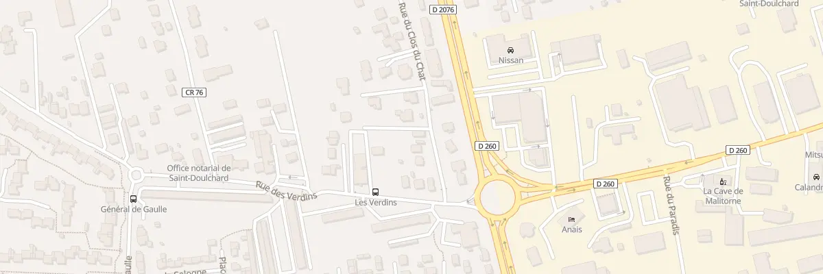 Plan du 67 Rue du Clos du Chat à Saint-Doulchard