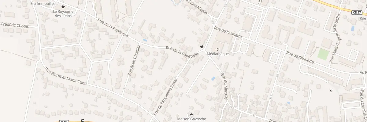 Plan du 1 Rue de la Papeterie à Ballancourt-sur-Essonne