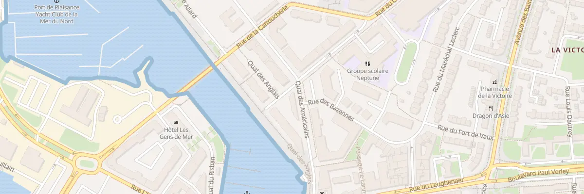 Plan du 37 Quai des Américains à Dunkerque