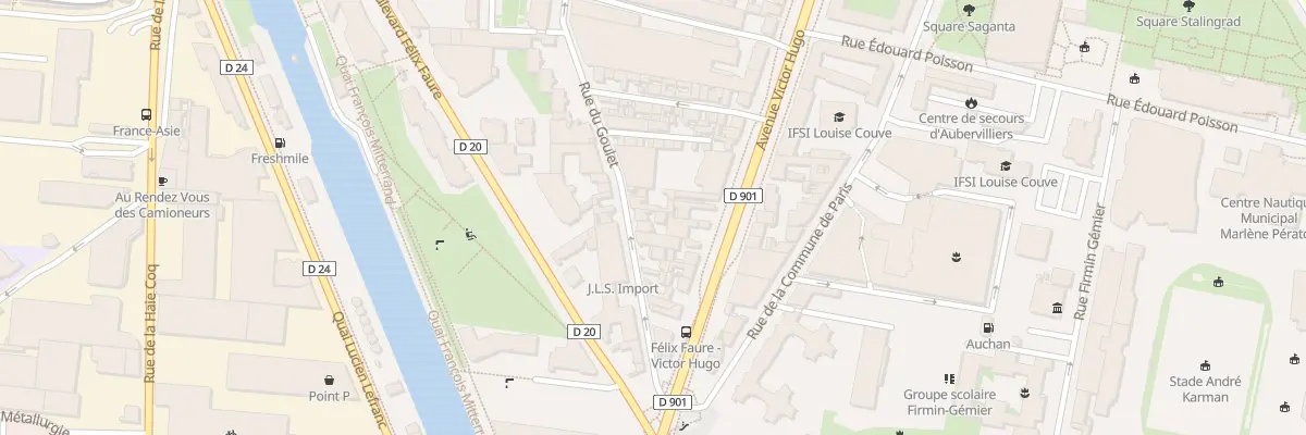 Plan du 55 Rue du Goulet à Aubervilliers