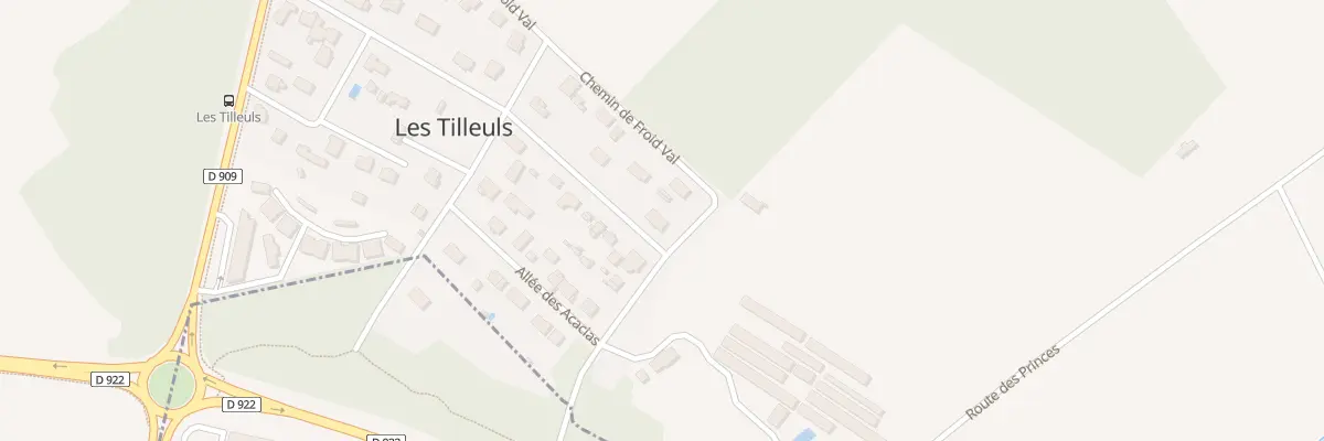 Plan du 25 Av des Tilleuls à Asnières-sur-Oise