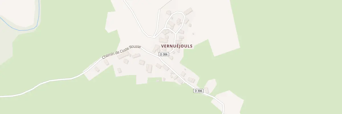 Plan du 5074 Vernuejouls à Freix-Anglards