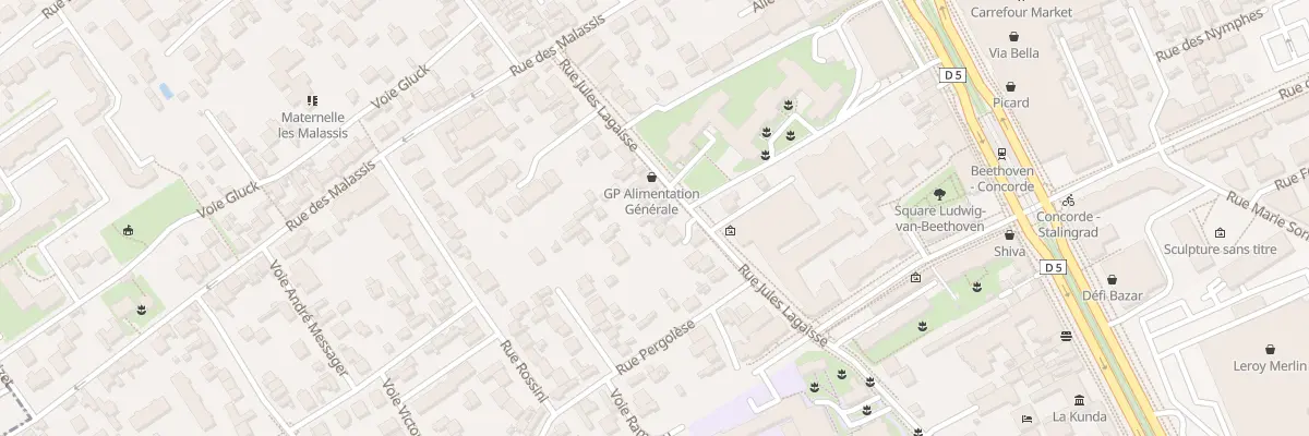 Plan du 115 Rue Jules Lagaisse à Vitry-sur-Seine