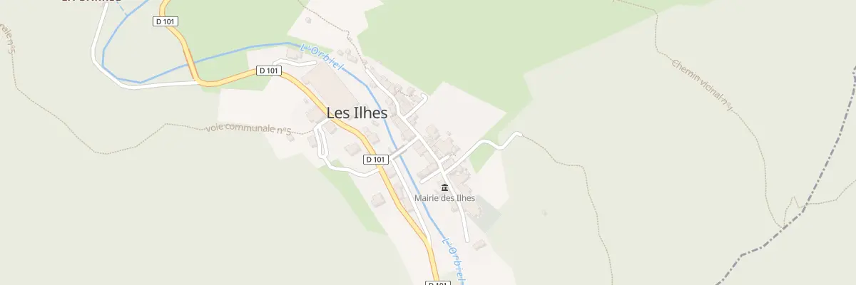 Plan de la Rue de la Voute aux Ilhes