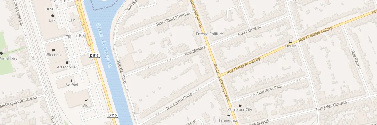 Plan du 38 Rue Molière à Coudekerque-Branche
