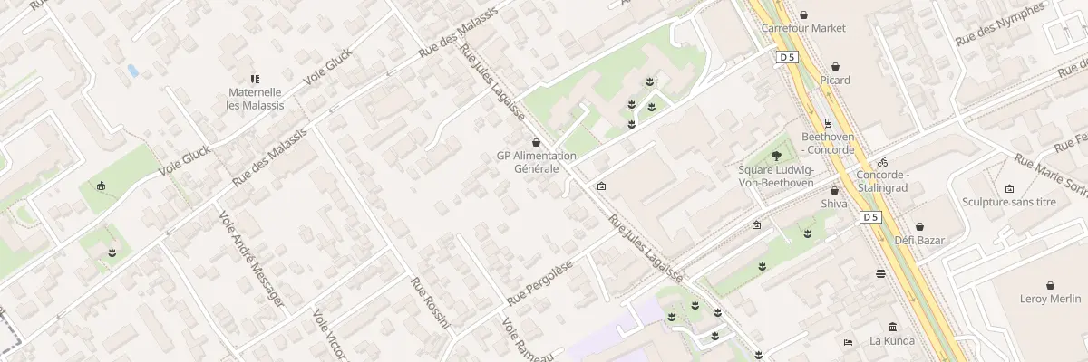 Plan du 113 Rue Jules Lagaisse à Vitry-sur-Seine