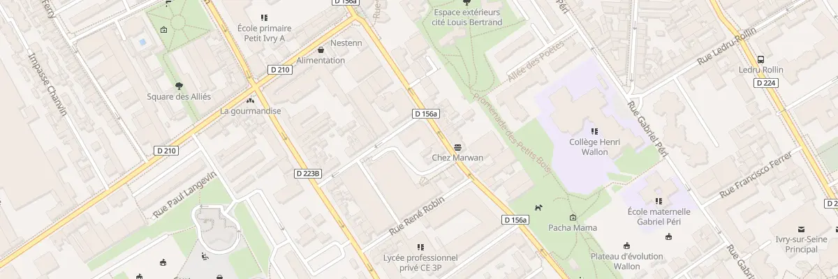 Plan du 72 Av Maurice Thorez à Ivry-sur-Seine