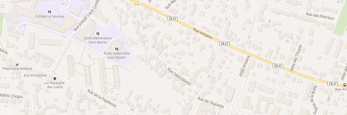 Plan du 4Q Rue Saint Martin à Ballancourt-sur-Essonne