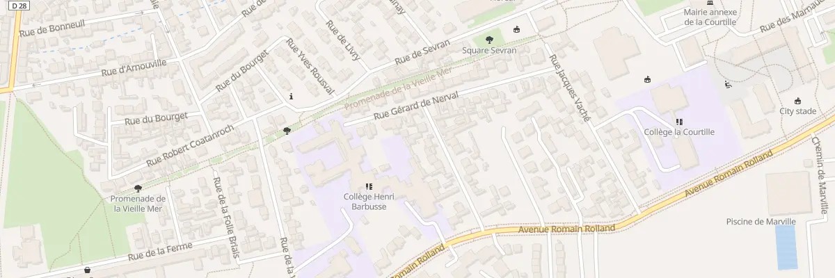 Plan du 23 Rue Guillaume Apollinaire à Saint-Denis
