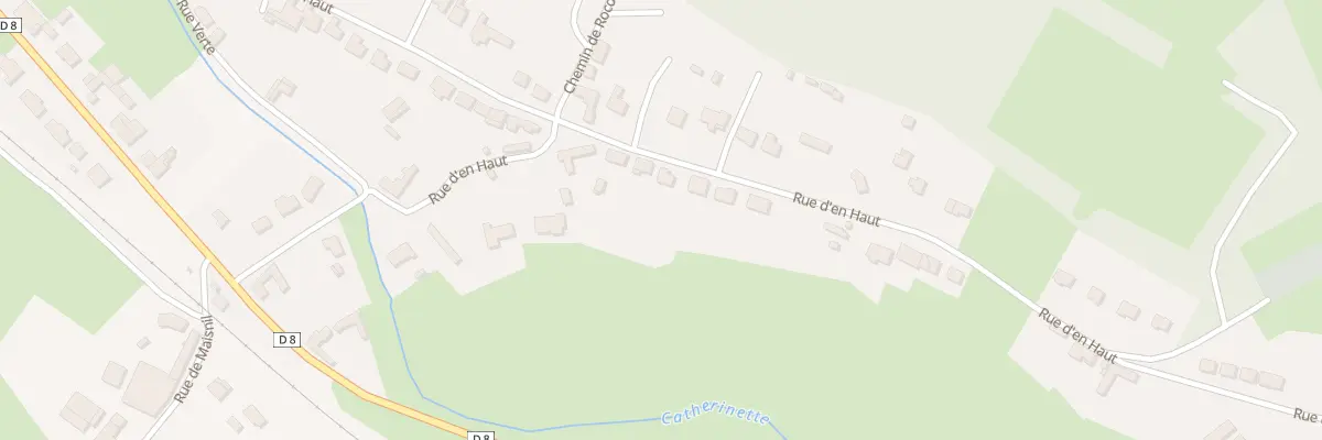 Plan du 38 Rue d’En Haut à Roëllecourt