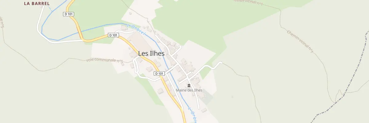 Plan du 5000 Rue de la Voute aux Ilhes