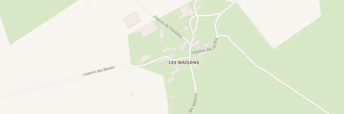 Plan du 7 Les Maisons à Treignat