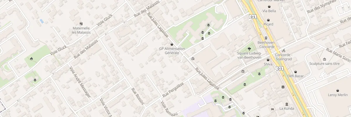 Plan du 111 Rue Jules Lagaisse à Vitry-sur-Seine