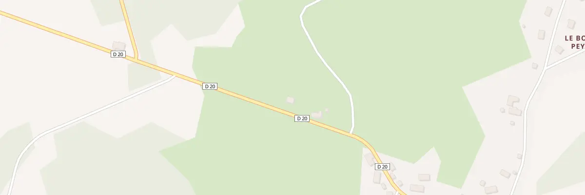 Plan du 5034 Au Bourg à Roche-le-Peyroux