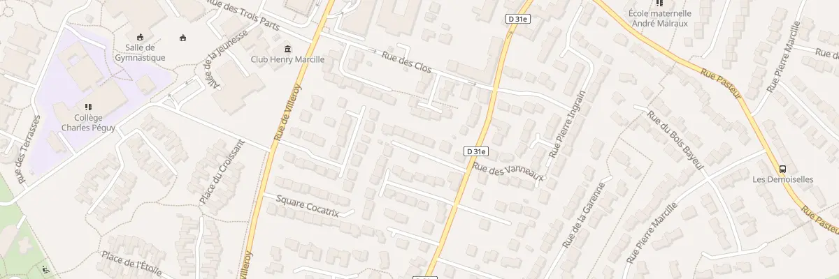 Plan du 8 Rue Jean-Jacques Robert à Bondoufle