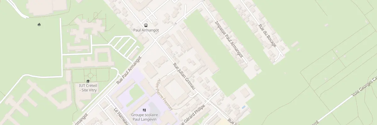 Plan du 110 Rue Julian Grimau à Vitry-sur-Seine