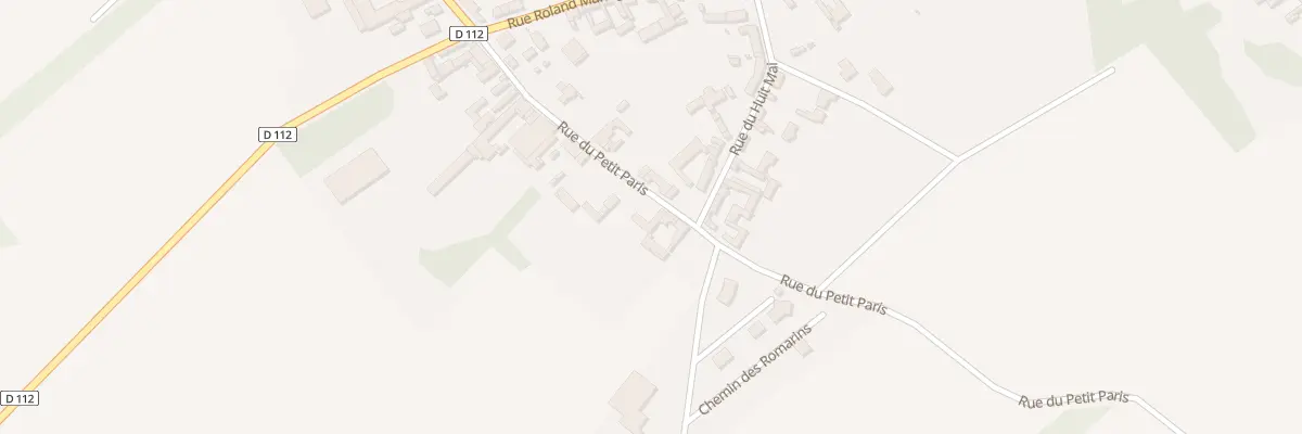 Plan du 3 Rue du Petit Paris à Chepoix