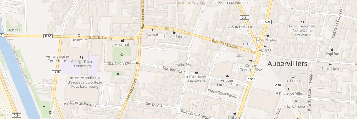 Plan du 8 Rue du Goulet à Aubervilliers