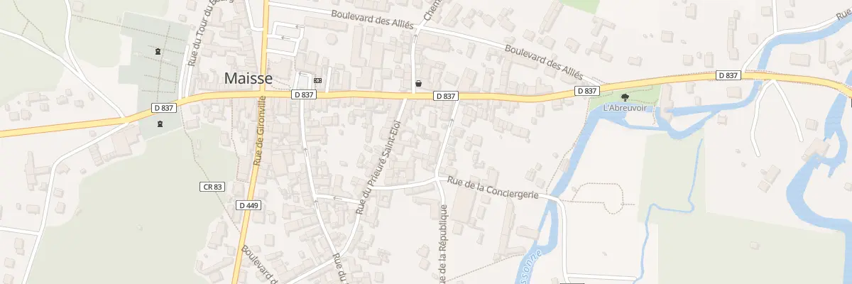 Plan du 10 Rue de la République à Maisse
