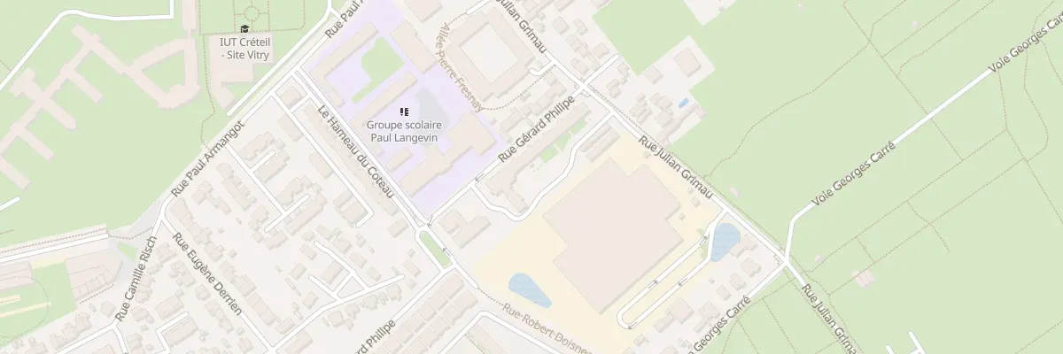Plan du 93 Rue Julian Grimau à Vitry-sur-Seine