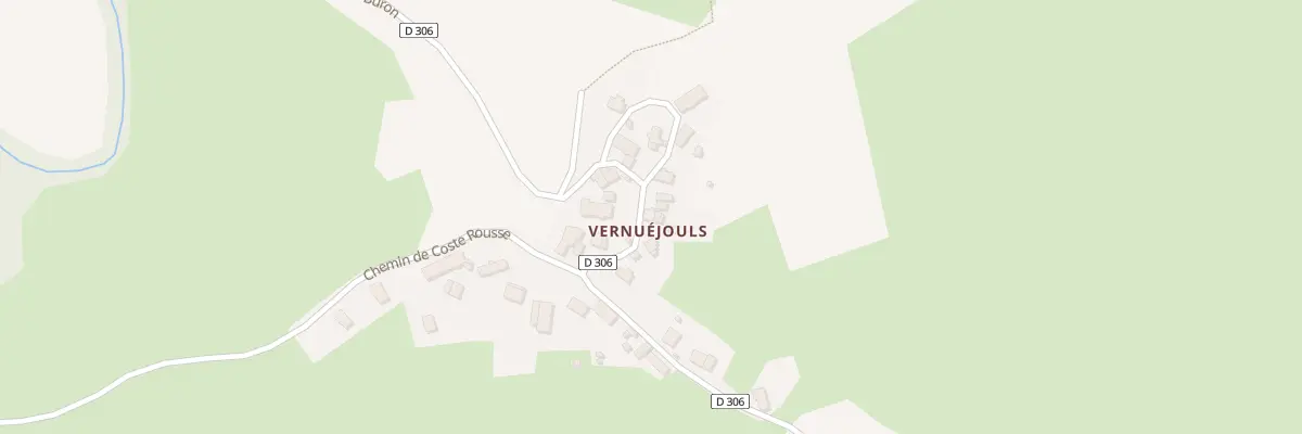 Plan du 6014 Vernuejouls à Freix-Anglards