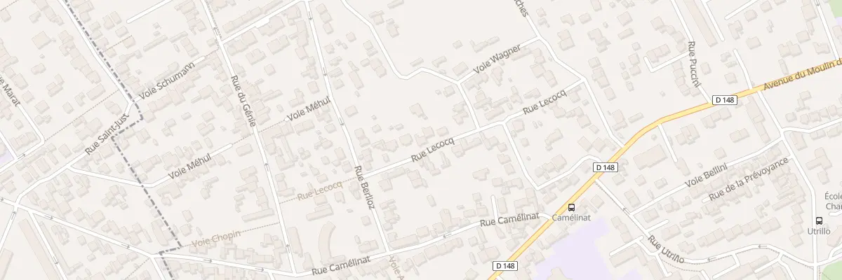 Plan du 14B Rue Lecocq à Vitry-sur-Seine