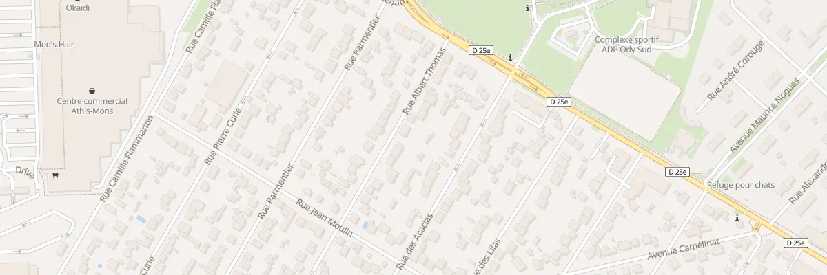 Plan du 13 Rue Albert Thomas à Athis-Mons