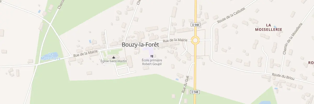 Plan du 13 Rue de la Mairie à Bouzy-la-Forêt